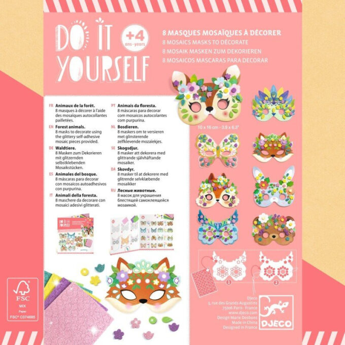 Meisterda ise “Loomamaskid - metsaloomad”