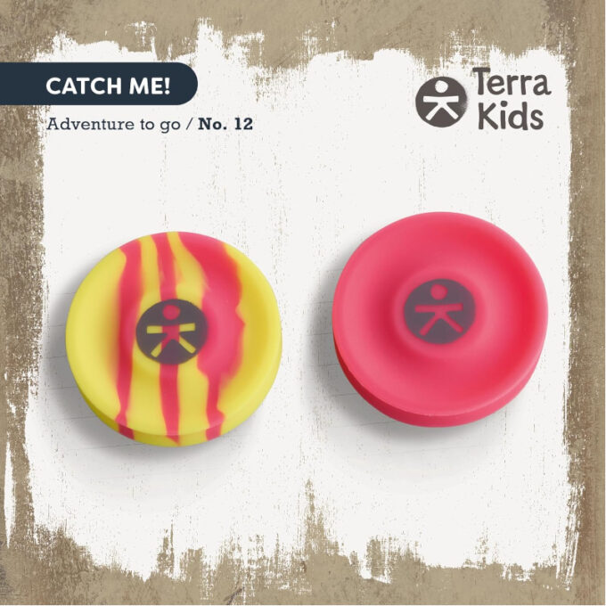 Mini lendavad taldrikud (2 tk, punane)