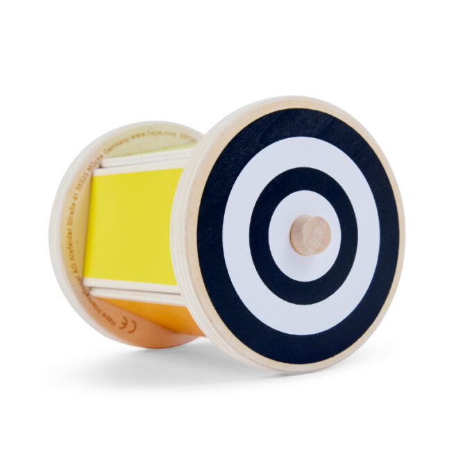 Pöörlev trummel peegliga