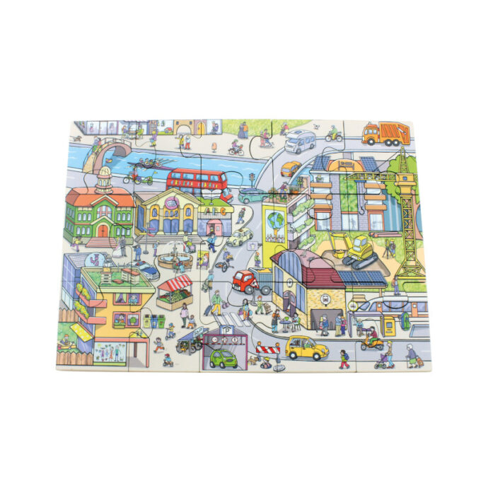 Põrandapusle "Elu linnas"