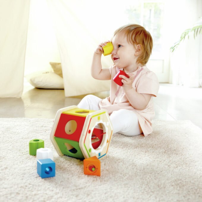 Puidust kujundisorteerija "Kujundid ja värvid"