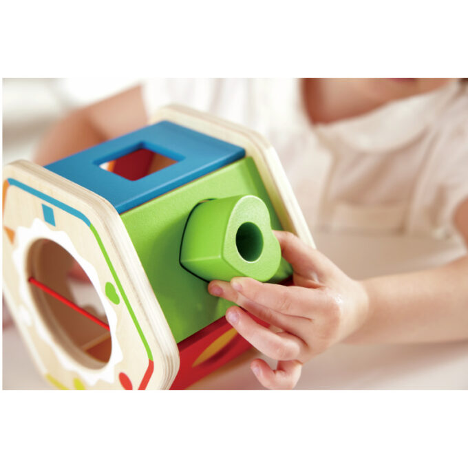 Puidust kujundisorteerija "Kujundid ja värvid"