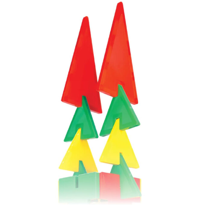 Magnetilised vahvelklotsid (96 tk)