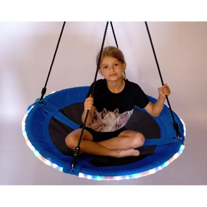 LED-valgustusega pesakiik (100 cm)