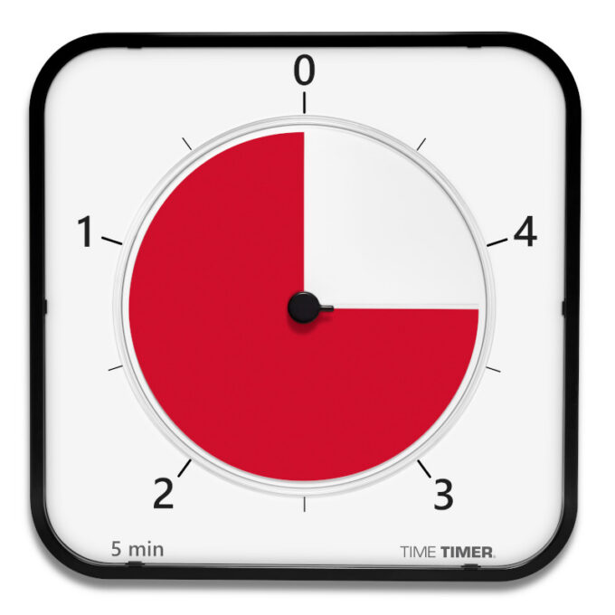 Time Timer MAX visuaalne taimer (44 × 44 cm)