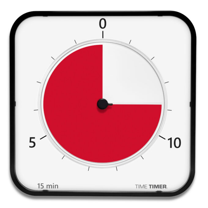 Time Timer MAX visuaalne taimer (44 × 44 cm)