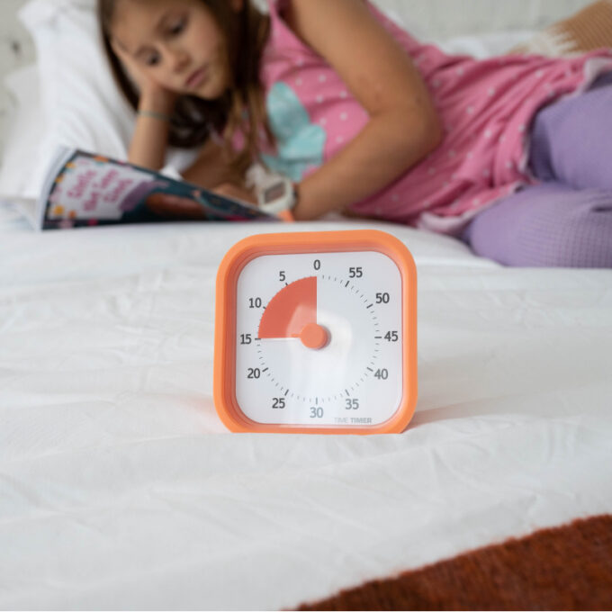 Time Timer MOD Home visuaalne taimer, 60 min (9 × 9 cm, oranž)