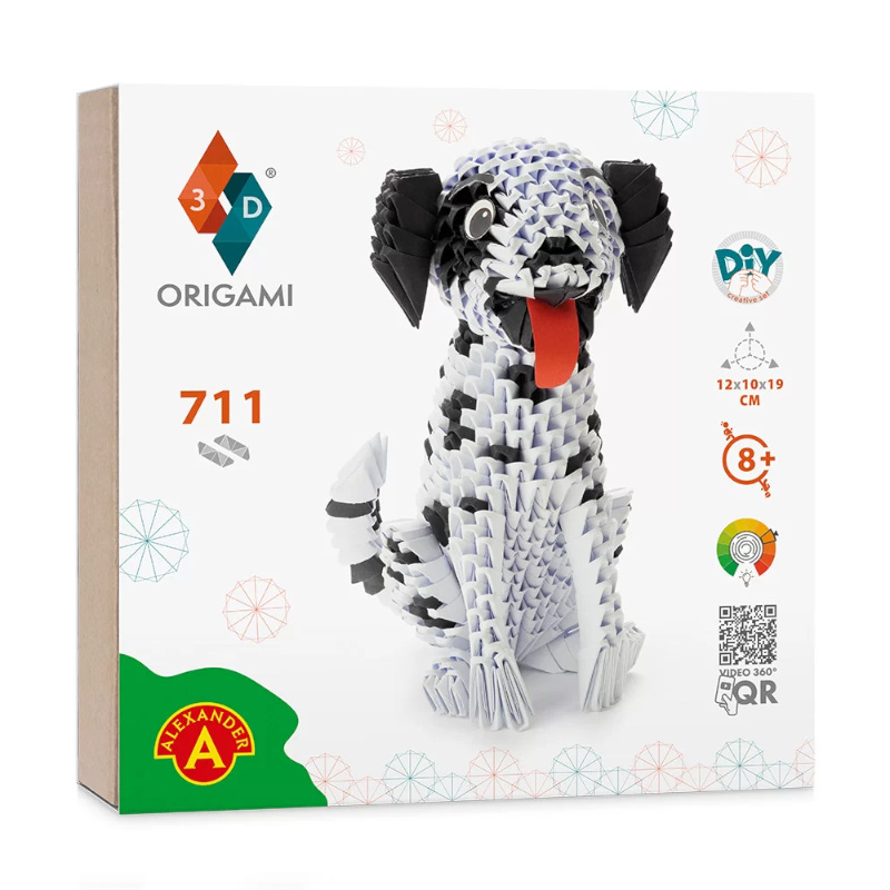 3D Origami "Dalmaatsia koer"