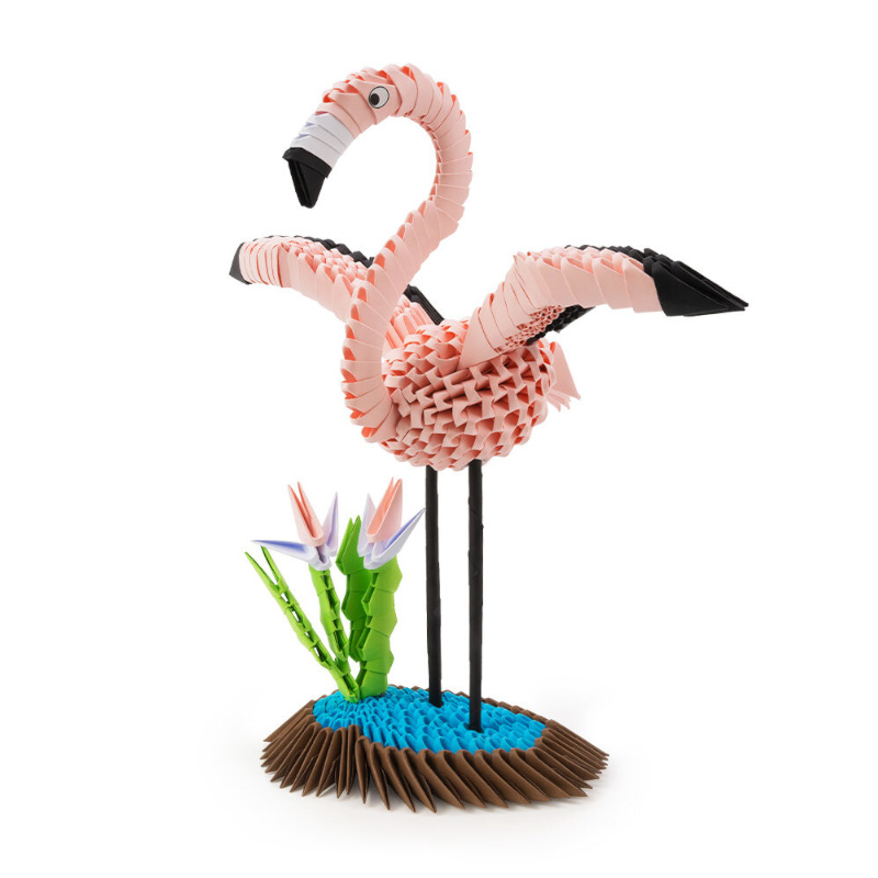 3D Origami "Flamingo"