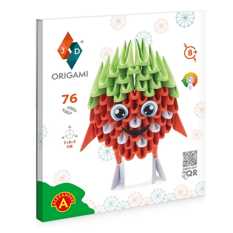 3D Origami "Maasikas" - Pilt 4