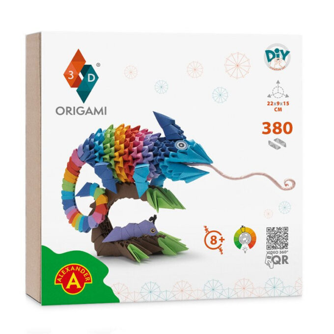 3D Origami "Kameeleon"