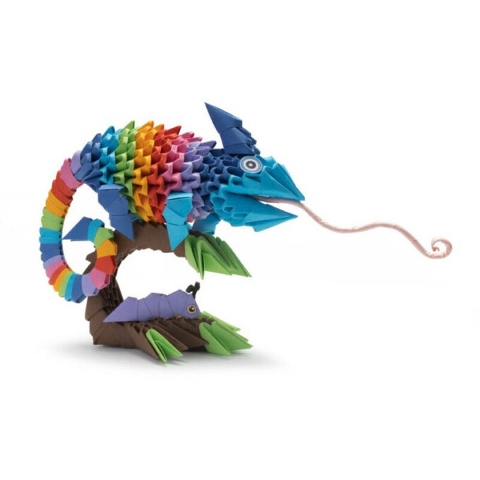 3D Origami "Kameeleon"