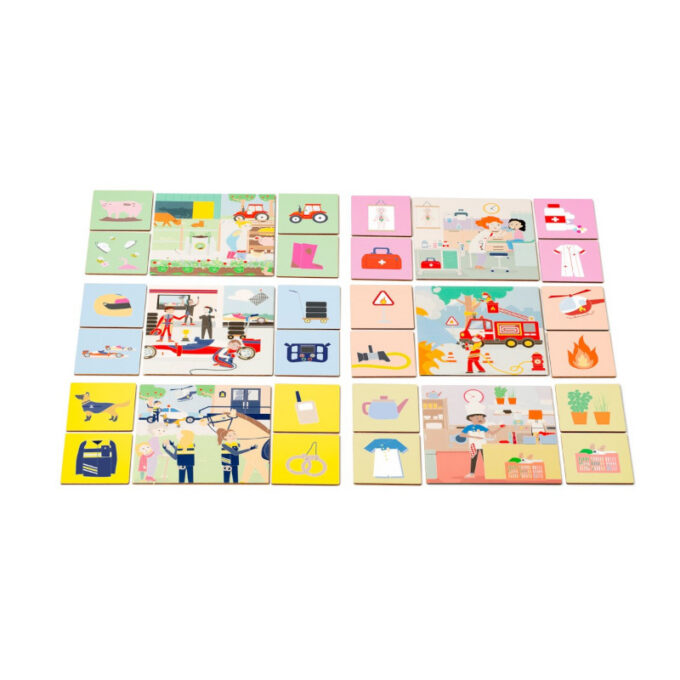 Sobitamismäng "Leia elukutse"