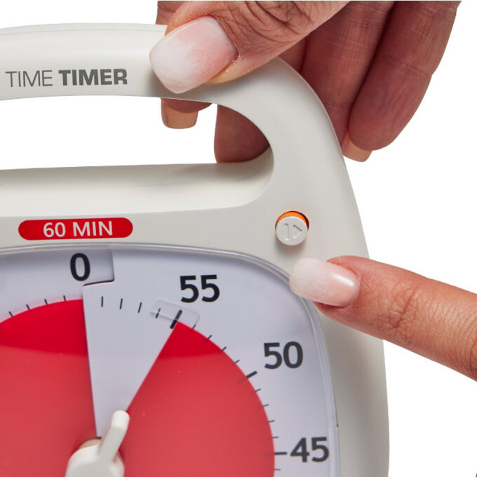 Time Timer PLUS visuaalne taimer, 60 min (valge)