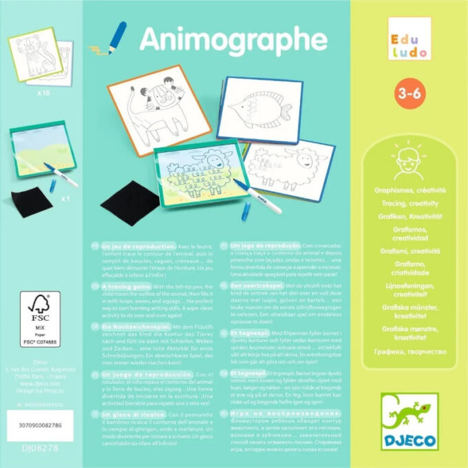 Eduludo joonistamismäng "Animographe"