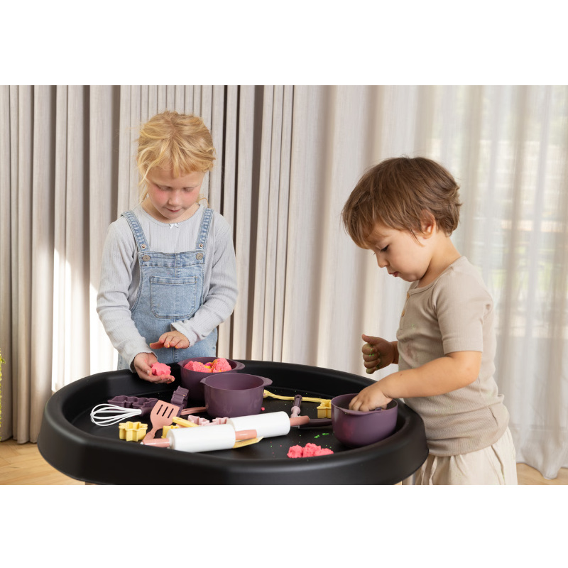 Mängualus jalgadega Tuff Table 92 cm (must) - Pilt 2