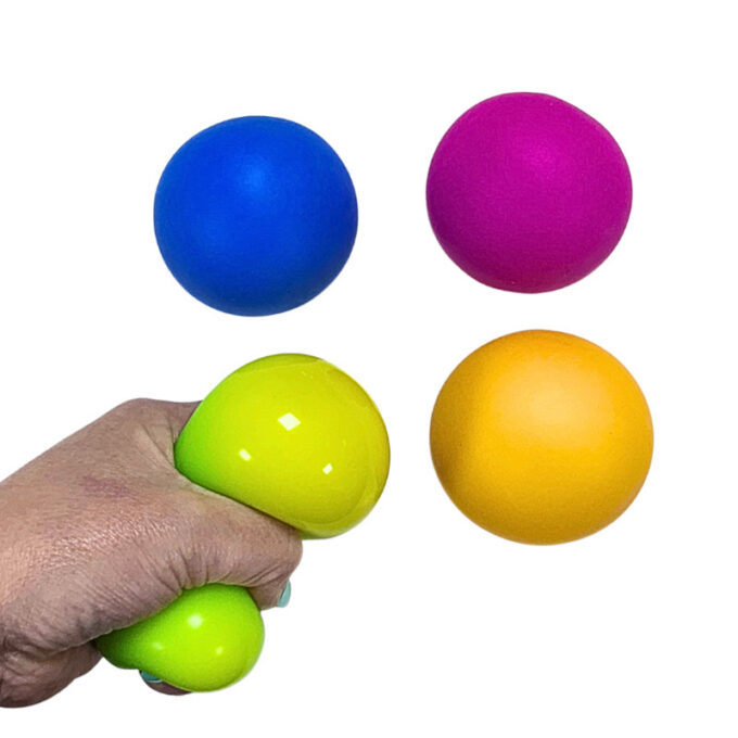 Värvimuutev täidisega stressipall (6,5 cm)
