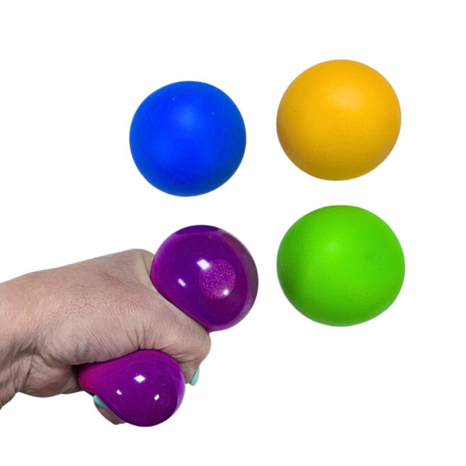 Värvimuutev täidisega stressipall (6,5 cm)