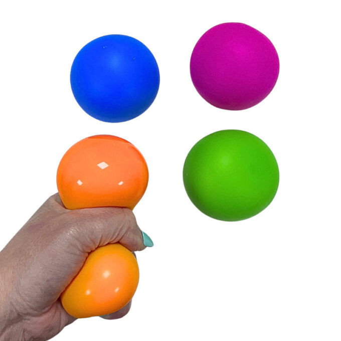 Värvimuutev täidisega stressipall (6,5 cm)